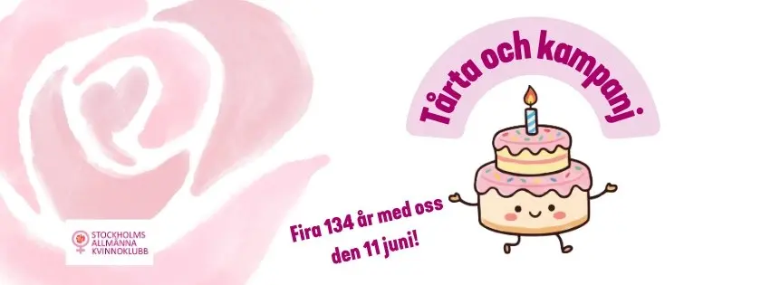 Allmänna fyller 134 år - välkommen på tårta och kampanj!