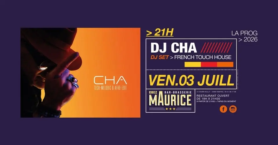 DJ CHA X Chez Maurice