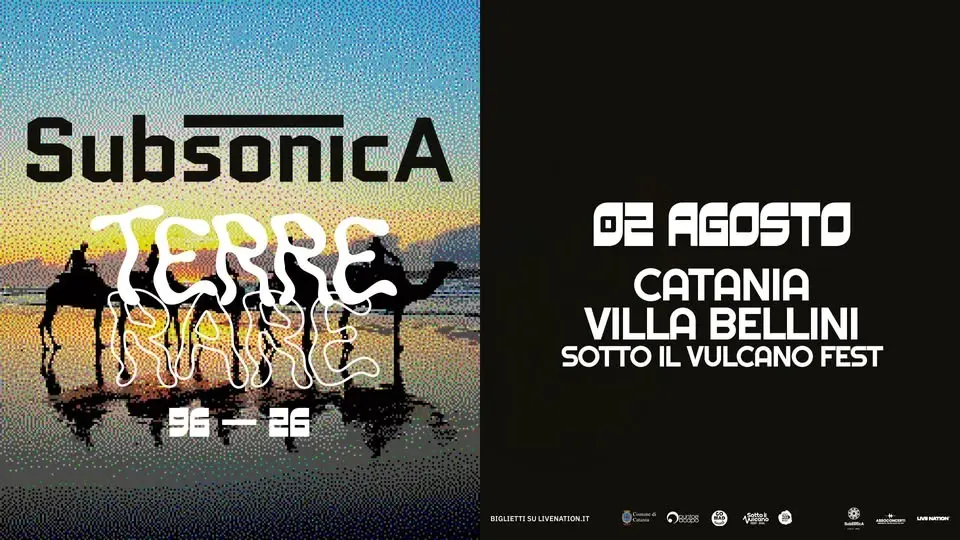 SUBSONICA | @Catania - Villa Bellini - Sotto il Vulcano Fest