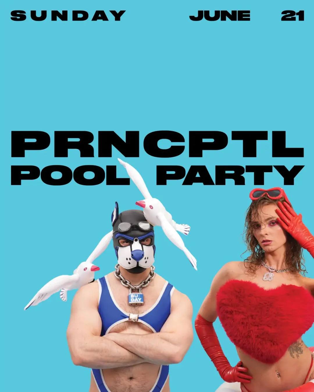 PRNCPTL POOL PARTY w/ CUDDLES, HOE__MIES, MISS DREAMZ & TANGA