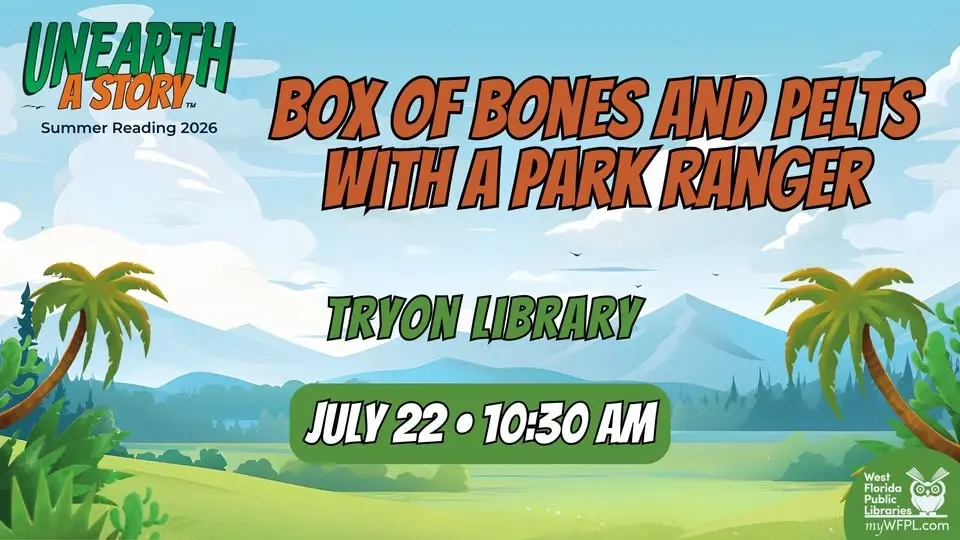 Box of Bones and Pelts with a Park Ranger at Tryon Library