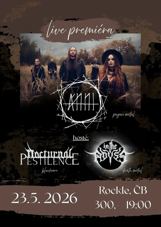 ÁNNI - live premiéra | + Nocturnal Pestilence a In The Abyss