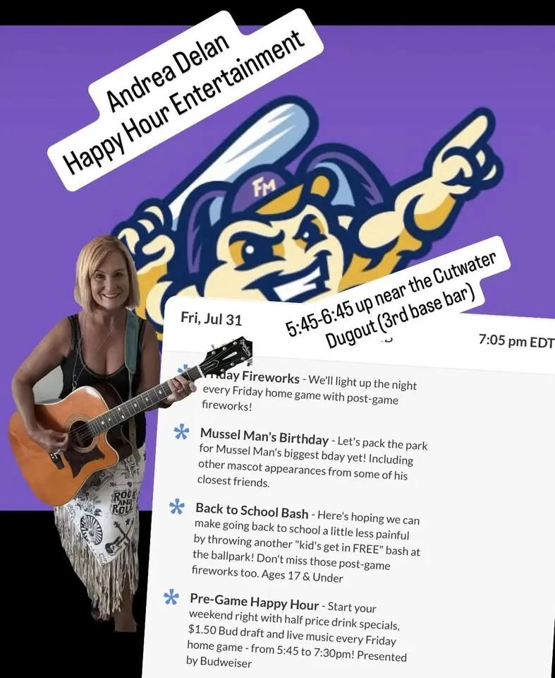 Andrea Delan hosts Happy Hour at Hammond Stadium