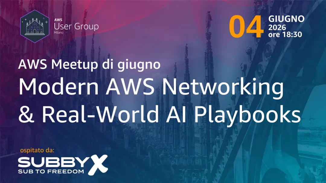 AWS User group Milano - Meetup di Giugno