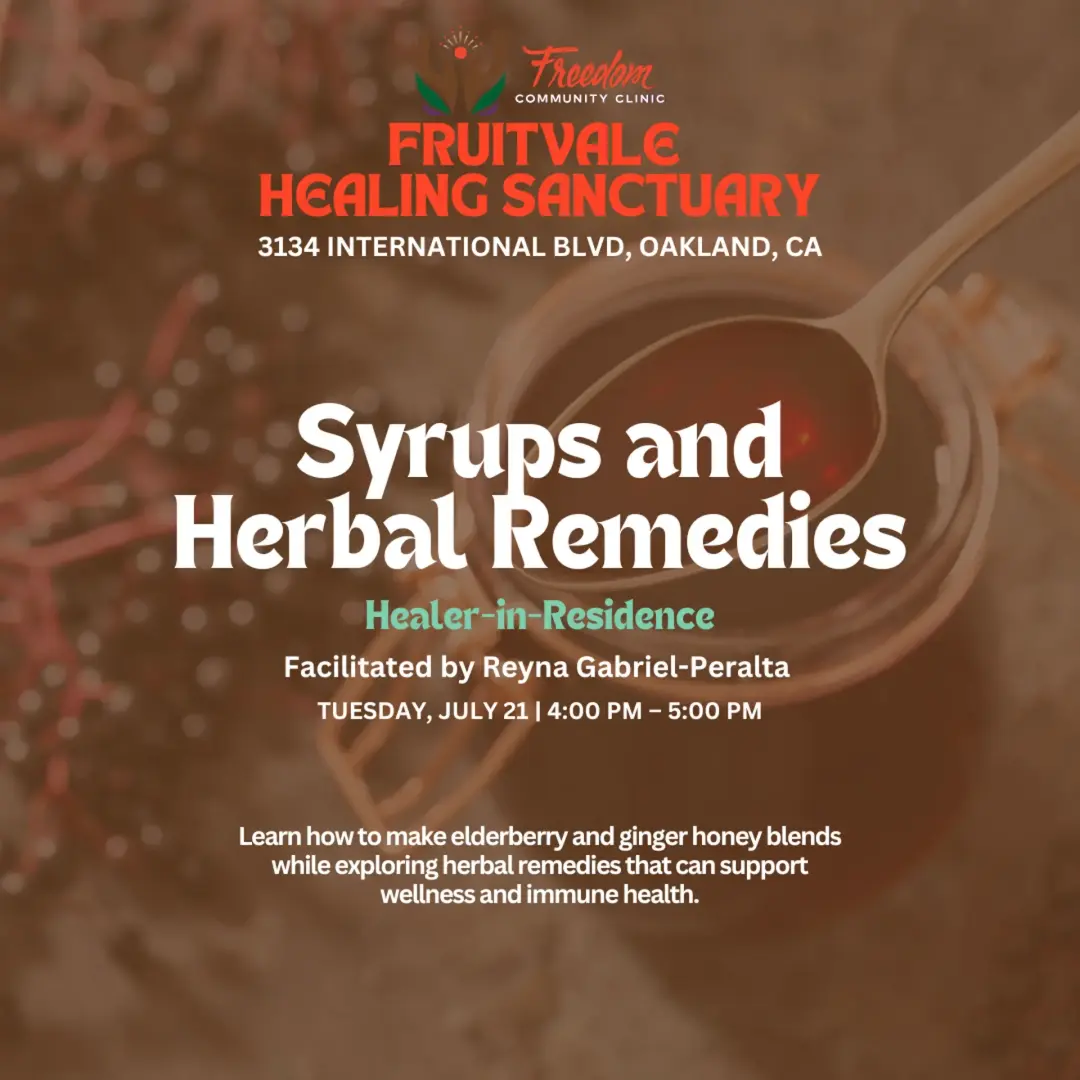 Syrups and Herbal Remedies / Jarabes y Remedios - Herbalist-in-Residence Workshop