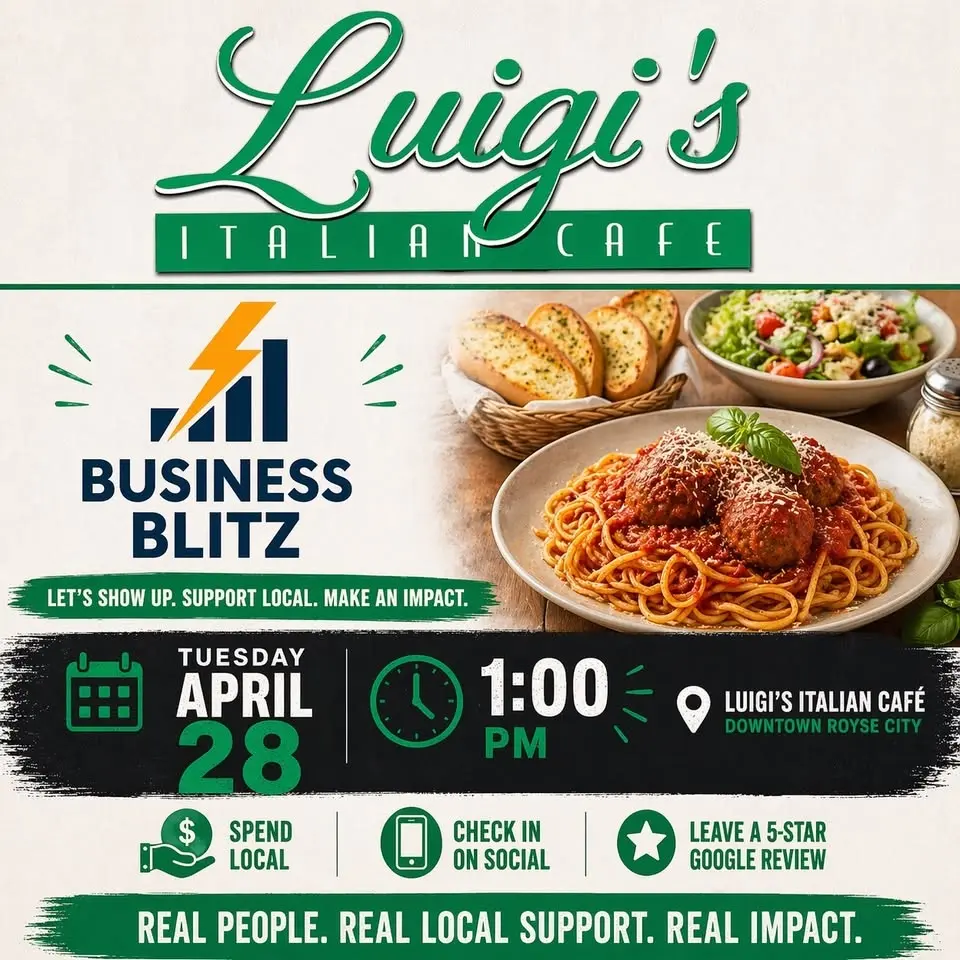 Luigi’s Italian Café Lunch Meet Up