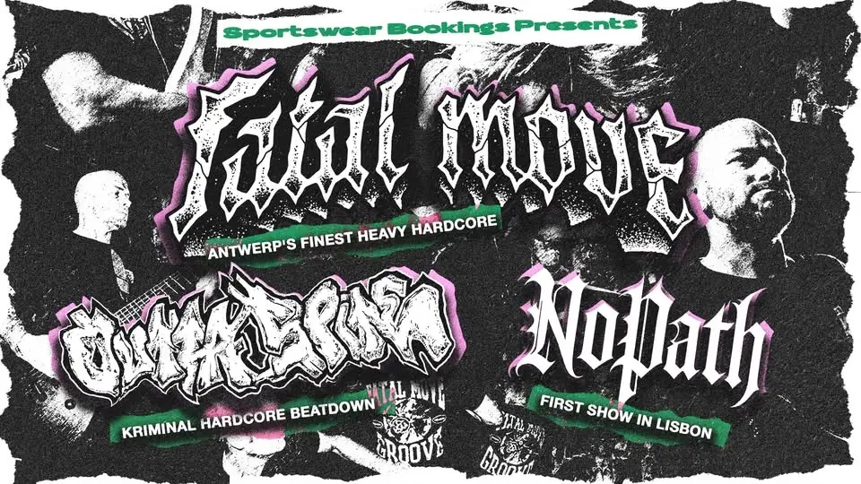 Sportswear Bookings presents: Fatal Move / Outta Spite / NoPath