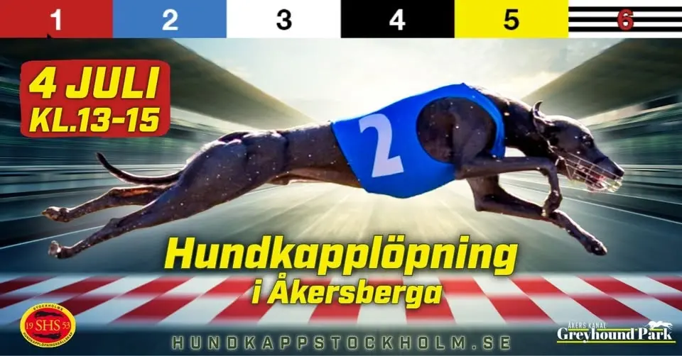 Hundkapplöpning i Åkersberga - 4 JULI!