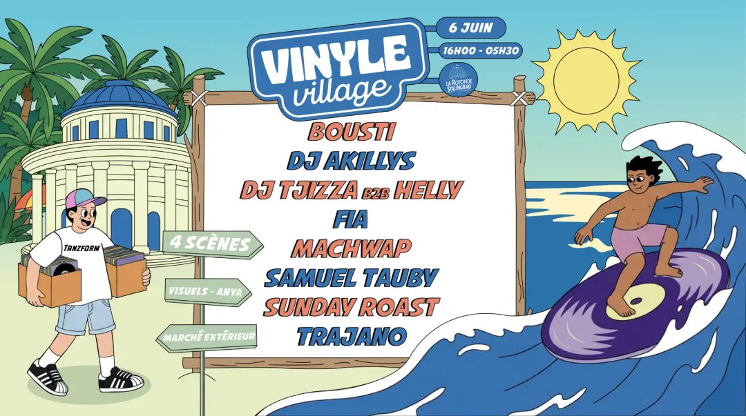 VINYLE VILLAGE - WAX & SUN: OPEN-AIR & CLUB XXL
