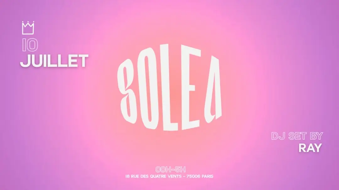 Vendredi - Solea Chez Prince Dj Set Commercial - Paris 6