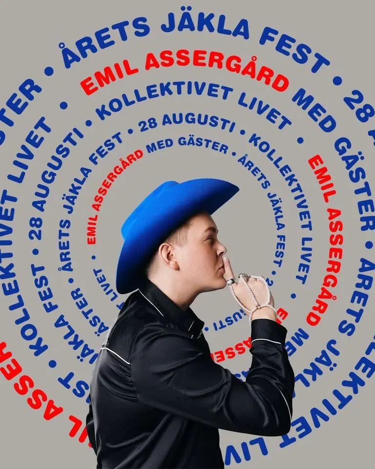 Emil Assergård & gäster | Årets jäkla fest | 28 aug | Kollektivet Livet - Stockholm