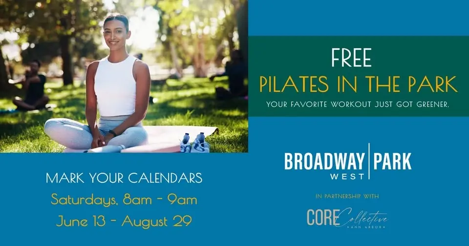 Pilates in the Park | Saturdays | Broadway Park West | Ann Arbor | FREE