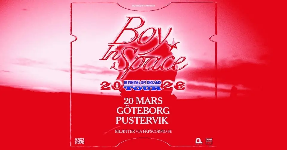Boy in Space + Support: DREAMDNVR | Göteborg