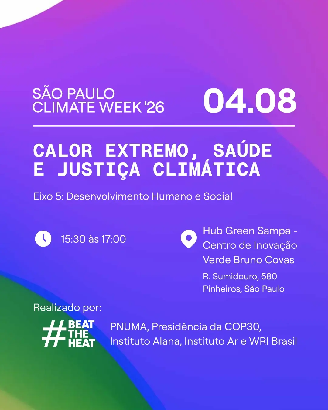 Calor Extremo, Saúde e Justiça Climática: Caminhos para Proteger as Pessoas e Adaptar as Cidades