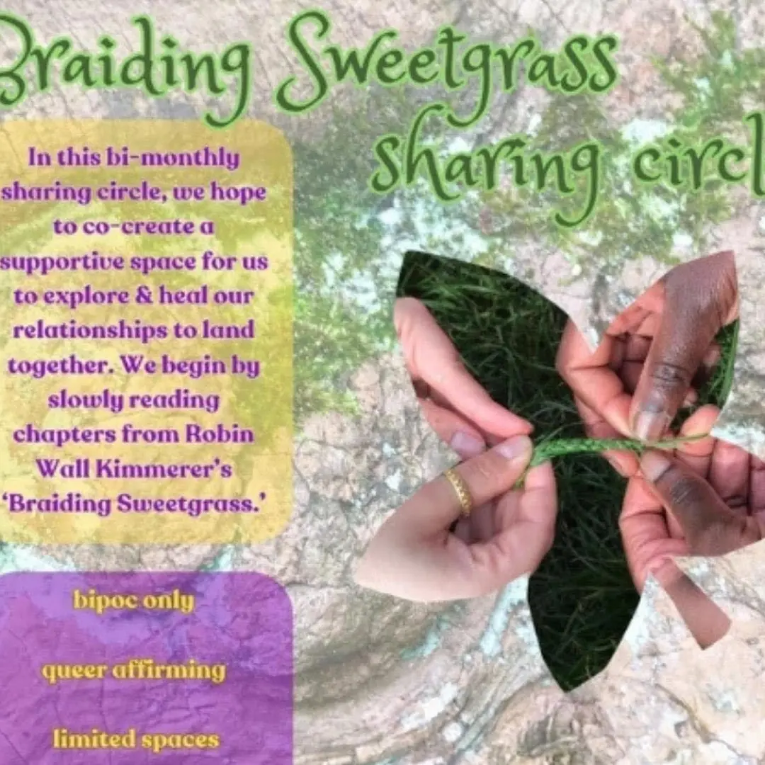 Braiding Sweetgrass Sharing Circle (Epiphany in the Beans)