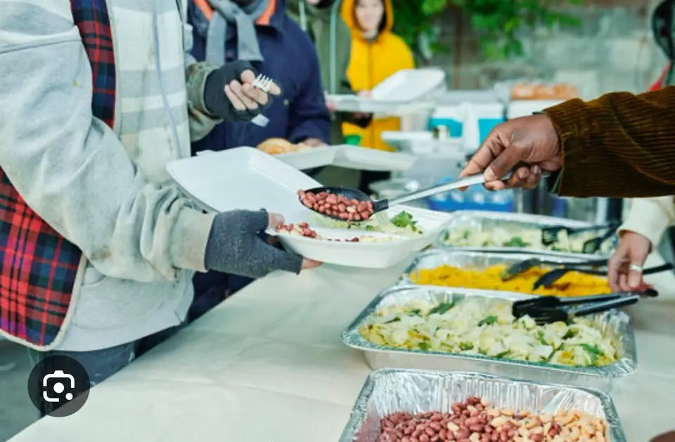 Community Outreach feeding and clothing those in need 