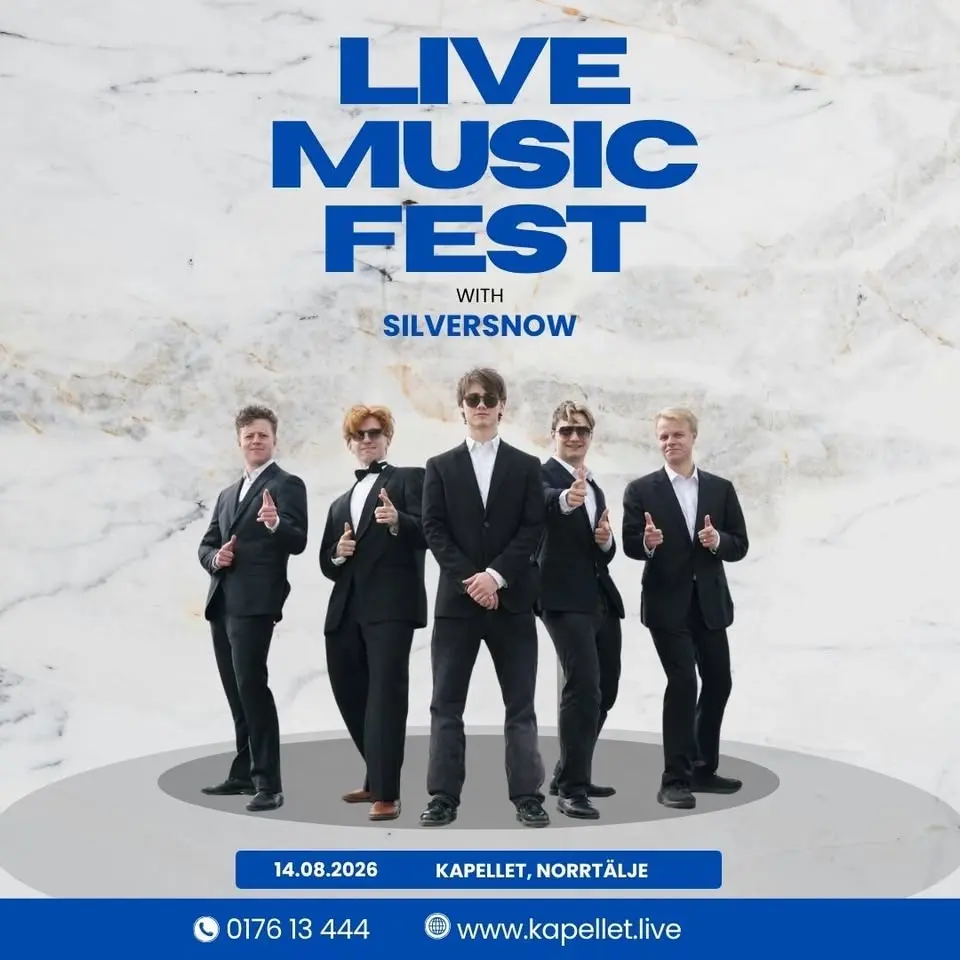 Silversnow på Kapellet – livefest med dans från första låten