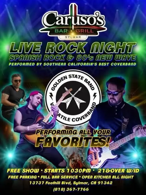 Caruso's Pizza present: Live Rock Night with GSB