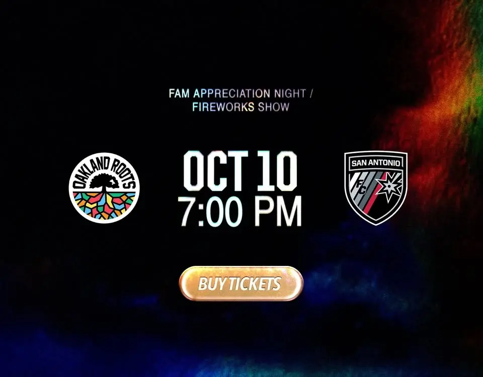 Oakland Roots SC vs. San Antonio FC (Fam Appreciation Night)