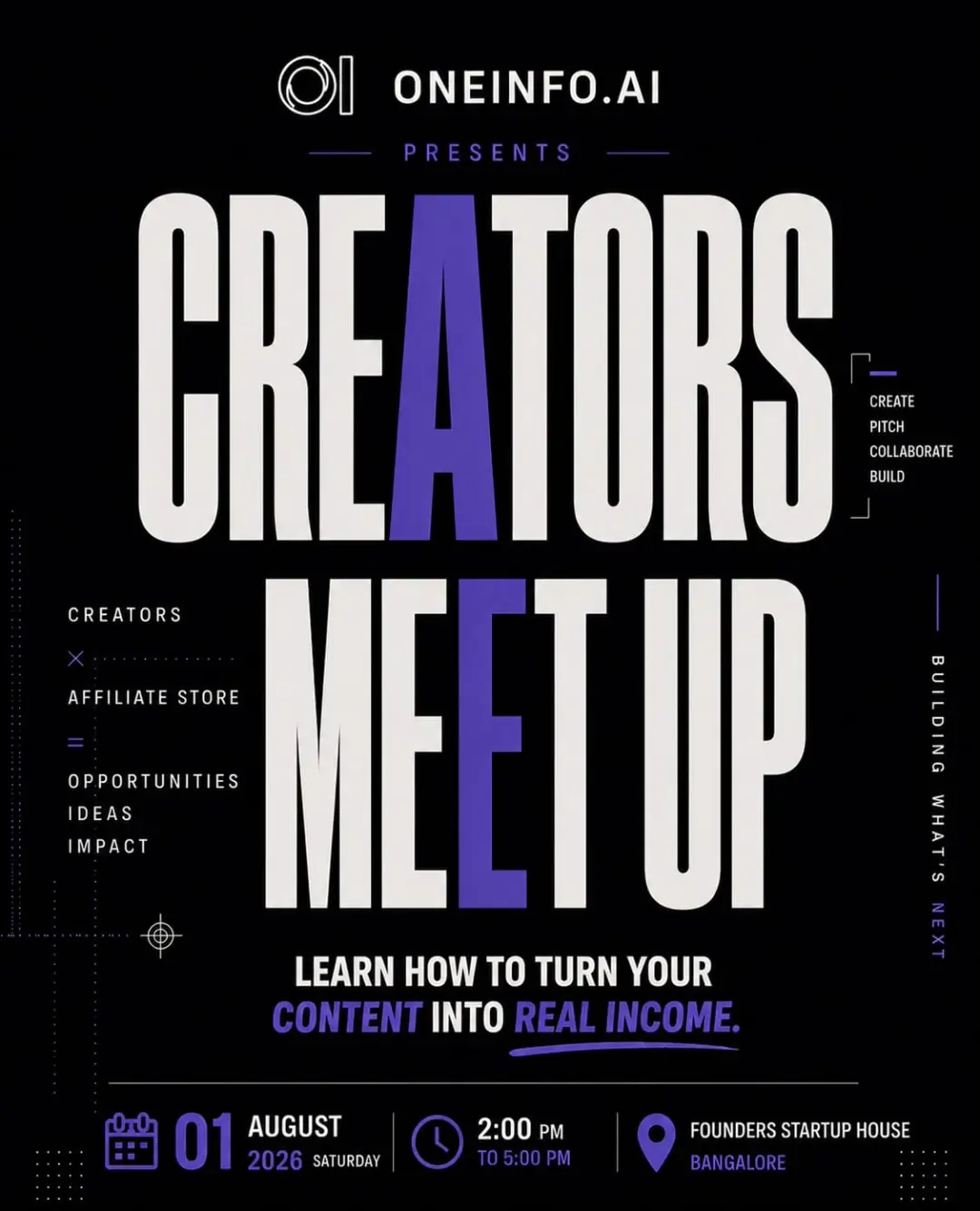OneInfo.ai Creators Meet Up
