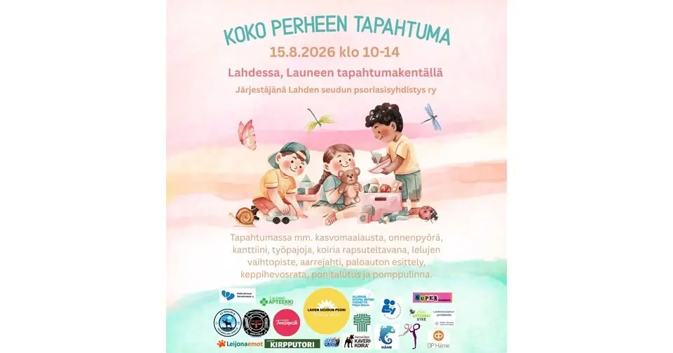 Koko perheen tapahtuma Launeen tapahtumakentällä