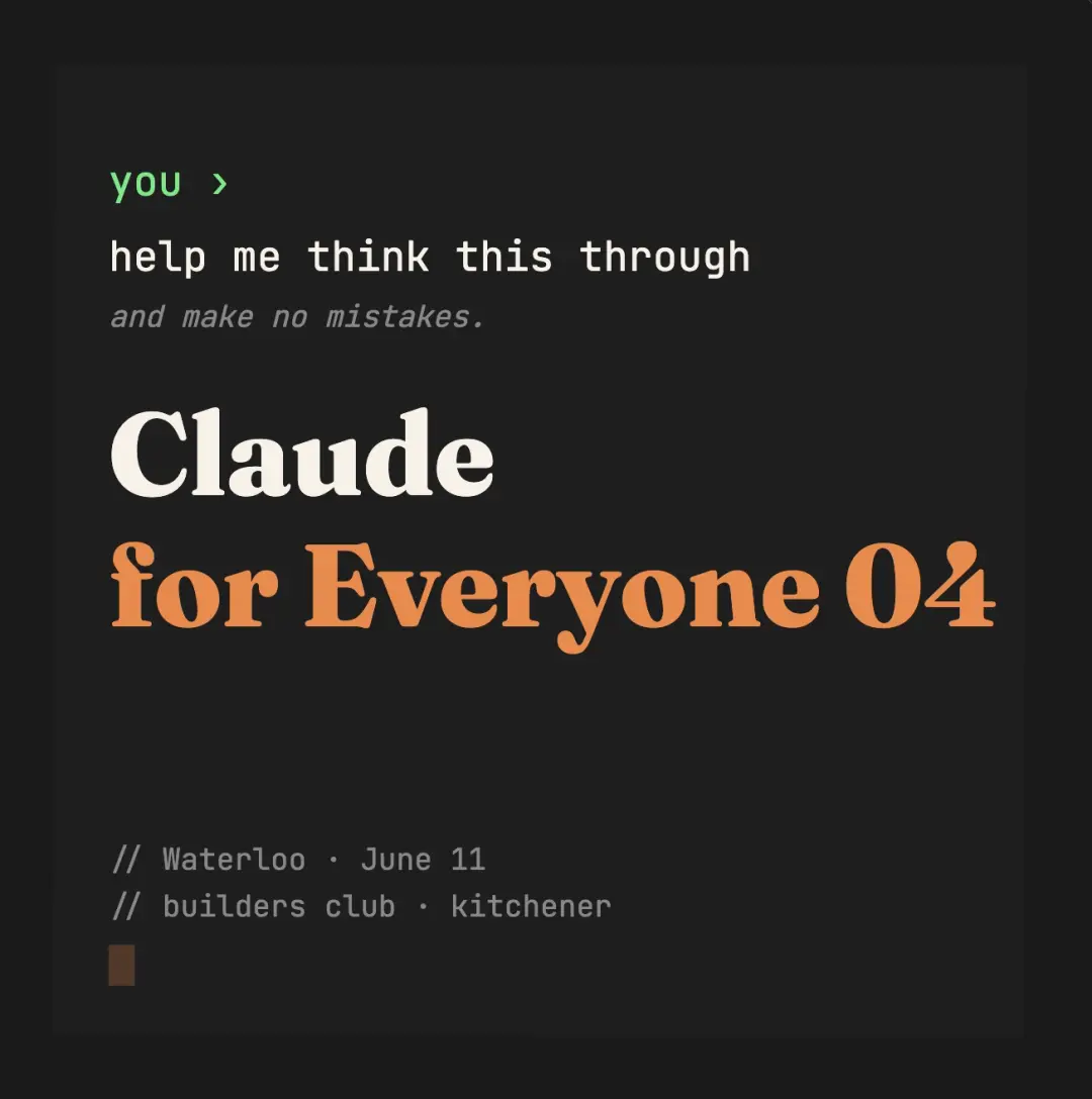 Waterloo | Claude for Everyone