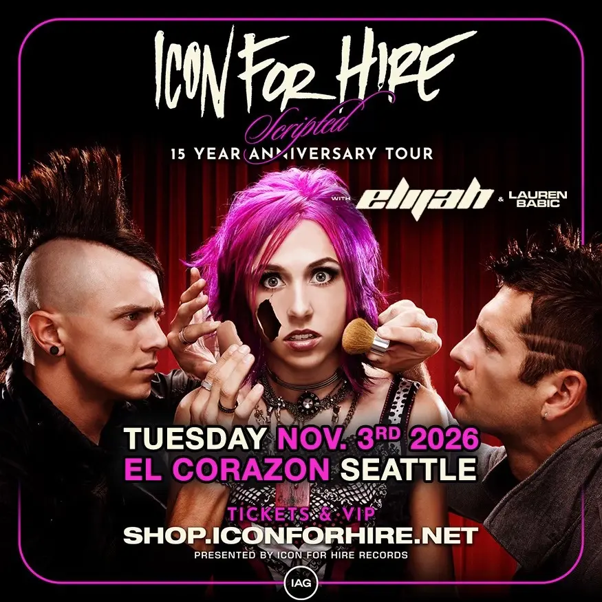 Icon For Hire: Scripted 15 Year Anniversary Tour