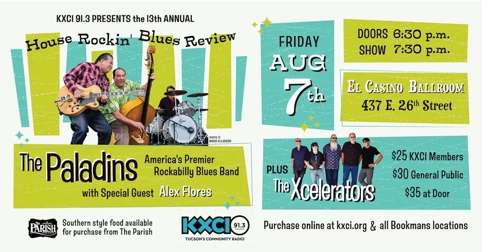 KXCI's 13th Annual House Rockin' Blues Review Benefit Concert
