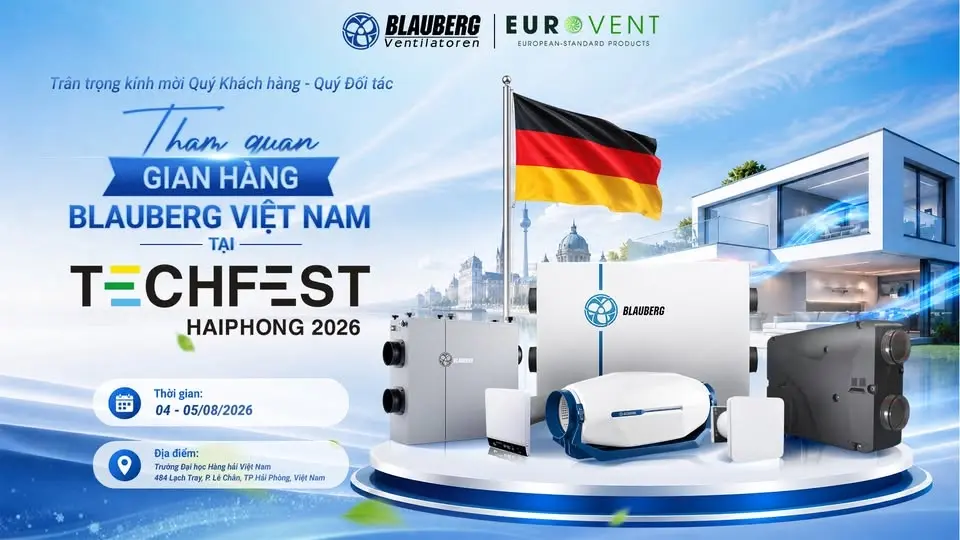  BLAUBERG VIỆT NAM CHÍNH THỨC CÓ MẶT TẠI TECHFEST HẢI PHÒNG 2026