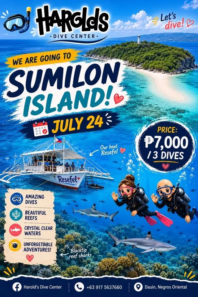 Dive Sumilon! July 24