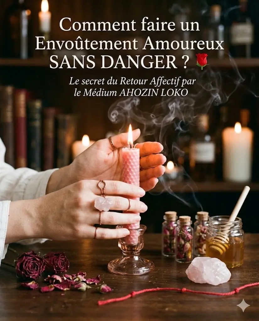 Comment faire un envoûtement amoureux efficace et sans danger ? Guide d'un Médium Expert