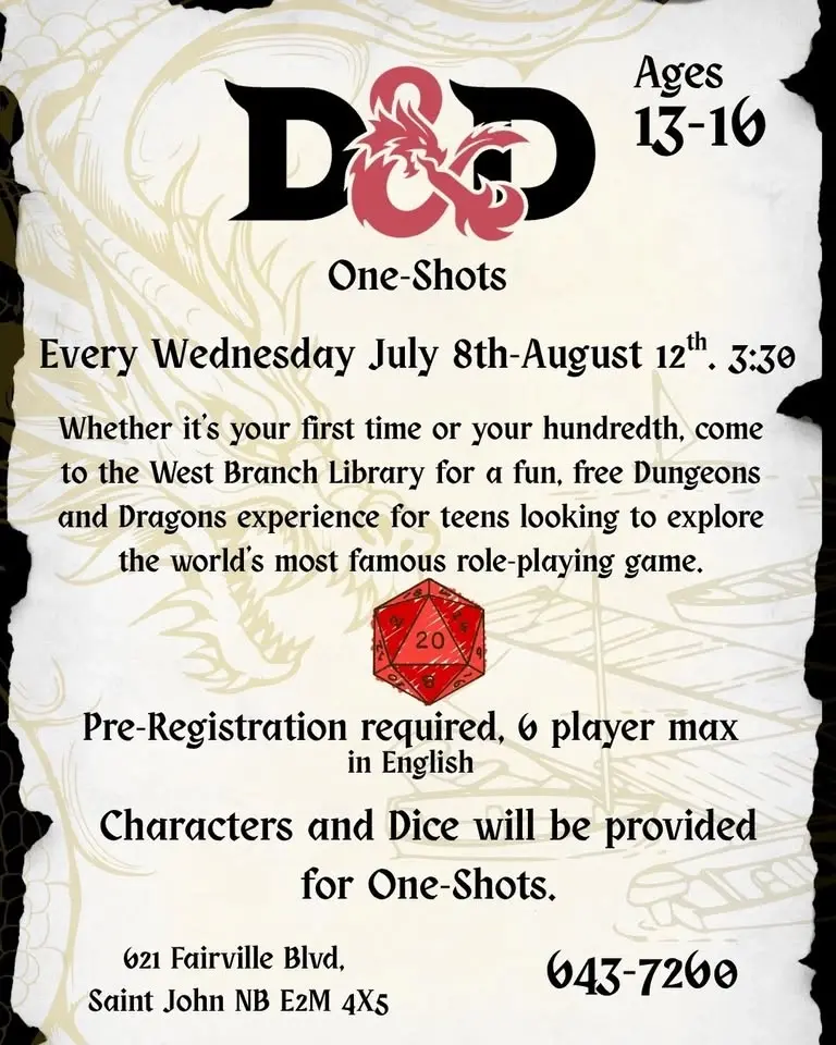 Dungeons and Dragons One-Shots * One-shots de donjons et dr