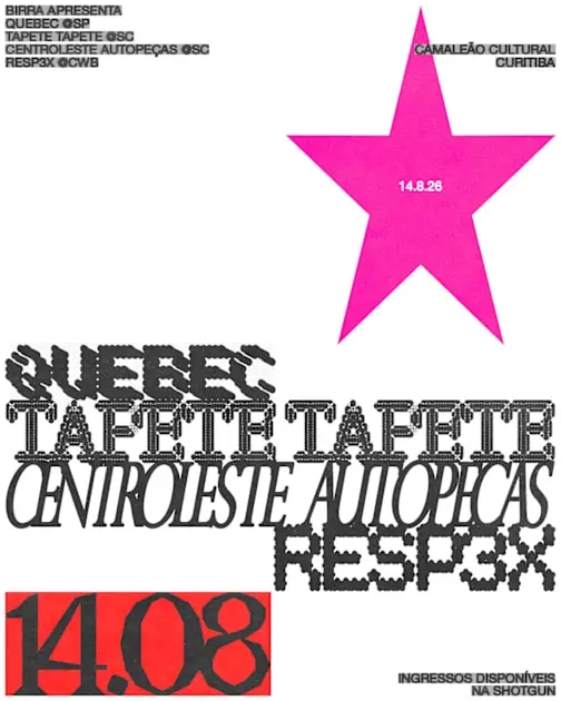 Cwb: Quebec (Sp) + Tapete Tapete (Sc) + Clap (Sc) + Resp3x