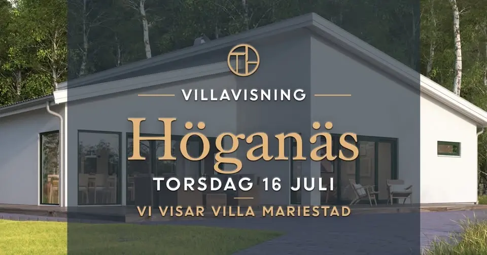 Villavisning i Höganäs - Vi visar Villa Mariestad