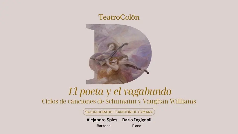 Salón Dorado I Canción de cámara: El poeta y el vagabundo, ciclos de canciones de Schumann y Vaughan