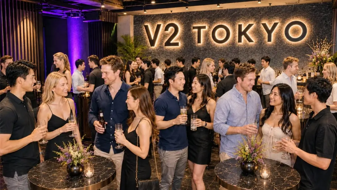 🥂 Ladies FREE Entry 🥂 : 🔥 Stylish & Fashionable V2 Tokyo @ Roppongi 🔥