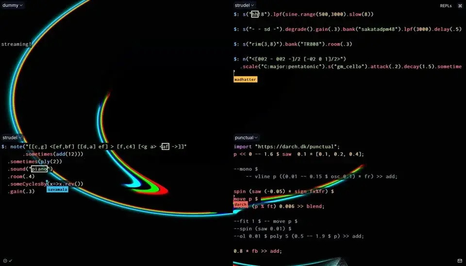  algolab(workshop) >> let(s) make(music) with(code)