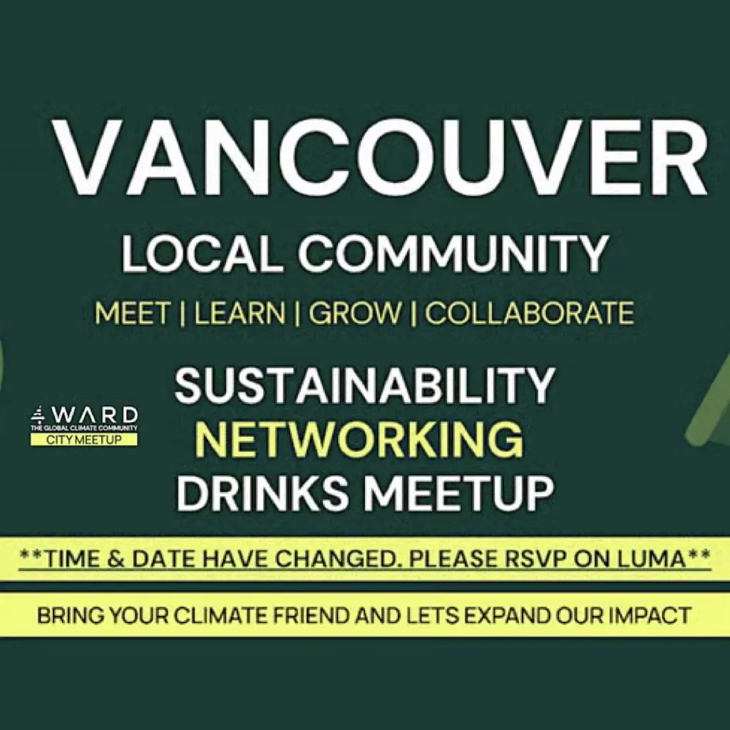 4WARD Climate & Sustainability Networking Meetup Vancouver