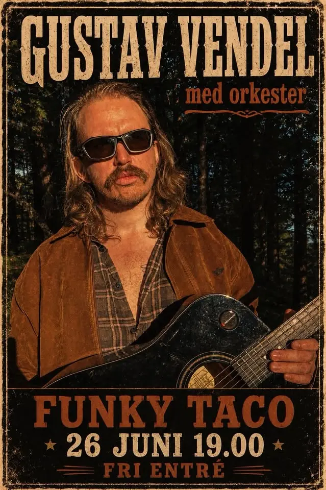 Live! Gustav Vendel hos Funky Taco