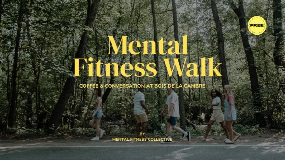 Mental Fitness Walk — coffee & conversation at Bois de la Cambre 🌳☕️👟