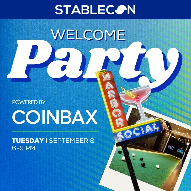 Stablecon Welcome Party Hosted by Coinbax