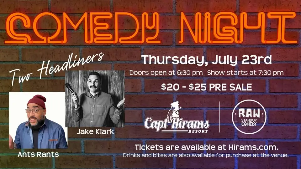 Comedy Night at Capt Hirams Resort