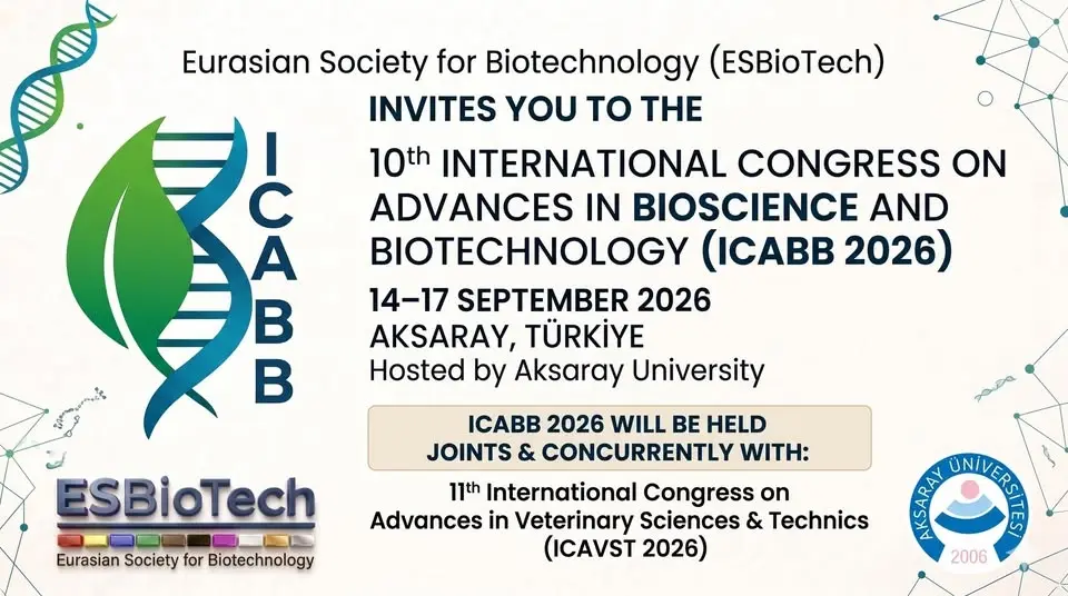 10th International Congress on Advances in Bioscience and Biotechnology (ICABB 2026)