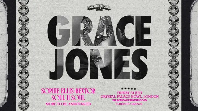 Palace Bowl Presents - Grace Jones