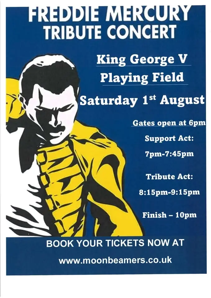 Freddie Mercury Tribute in King George V Playing Field