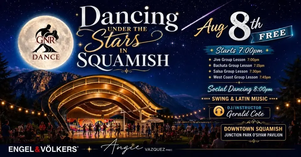 FREE Dancing Under The Stars in Squamish 2026 FREE