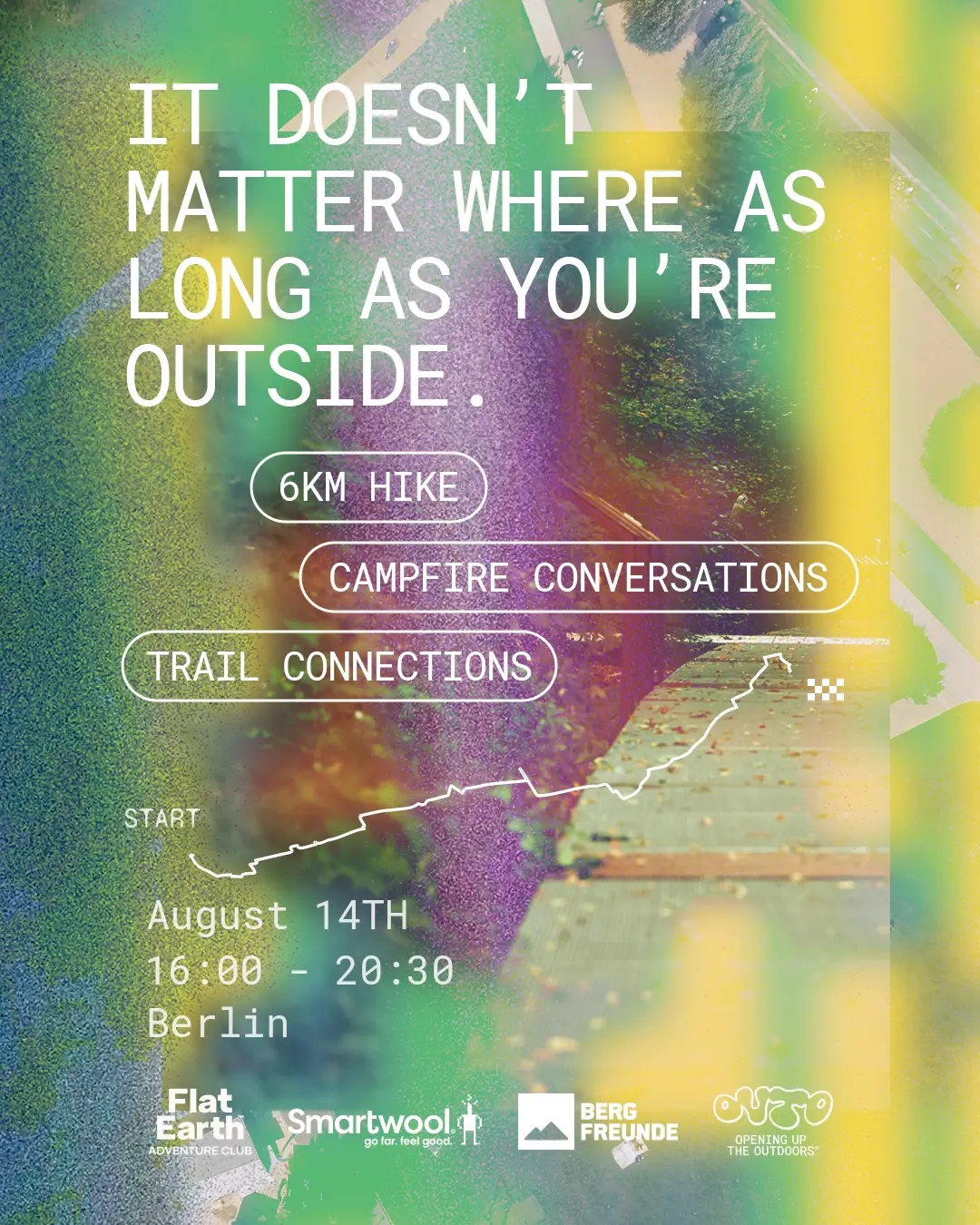 Bergfreunde x Flat Earth Adventure Club x OUTO x Smartwool Hike