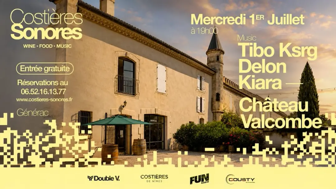 Costières Sonores Chateau Valcombe