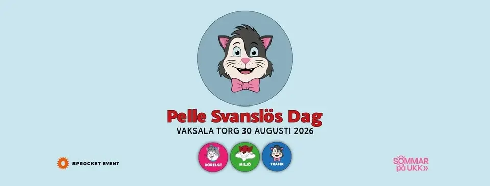 Pelle Svanslös Dag • 30/8 • Vaksala torg • Fri entré