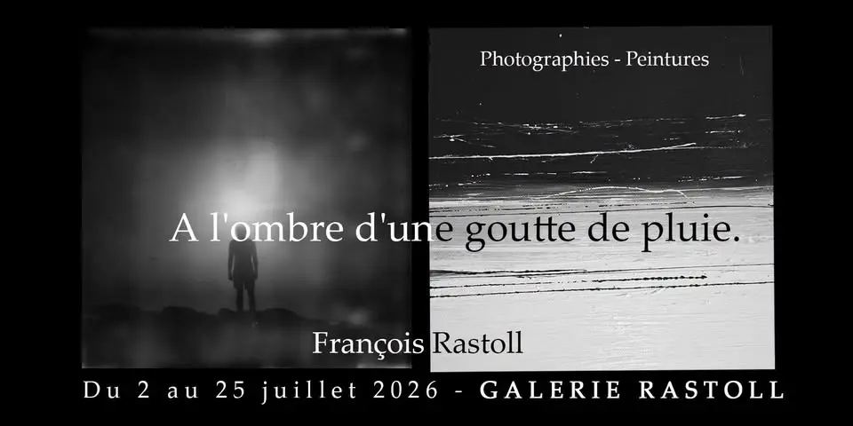 Vernissage A l'ombre d'une goutte de pluie par François Rastoll